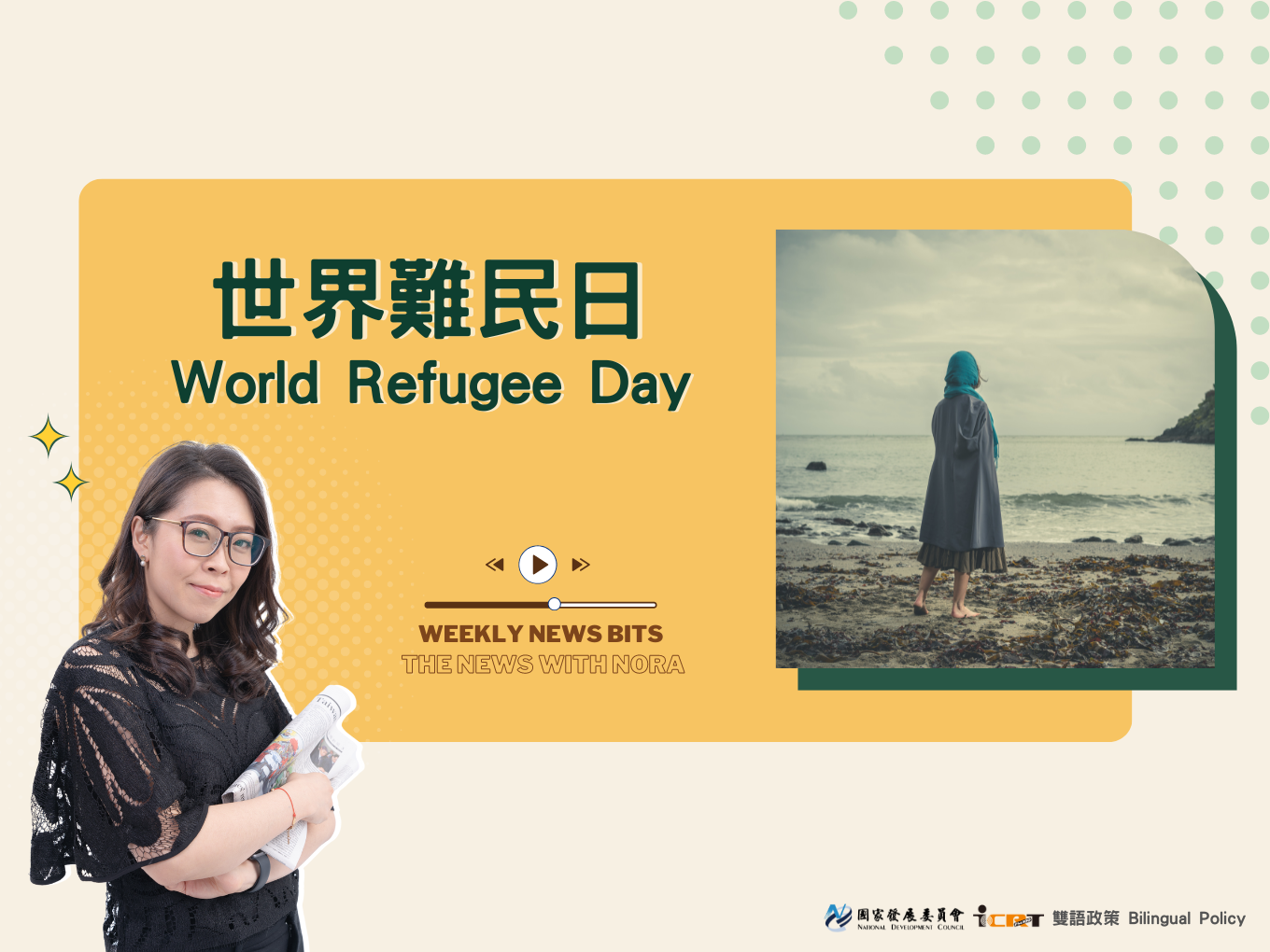 1分鐘時事英語廣播 世界難民日：關心流離失所者，呼籲同理心與理解