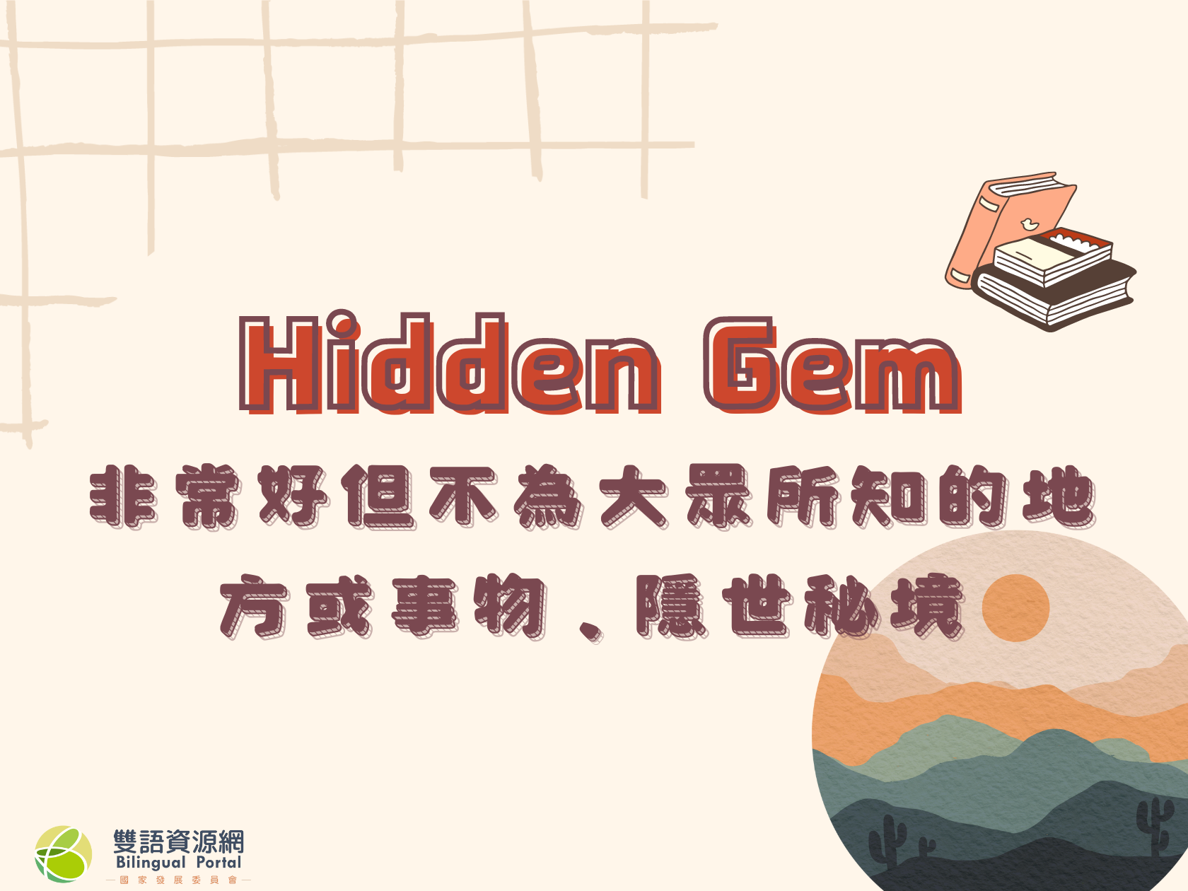 看霸軒學英語「Hidden Gem」