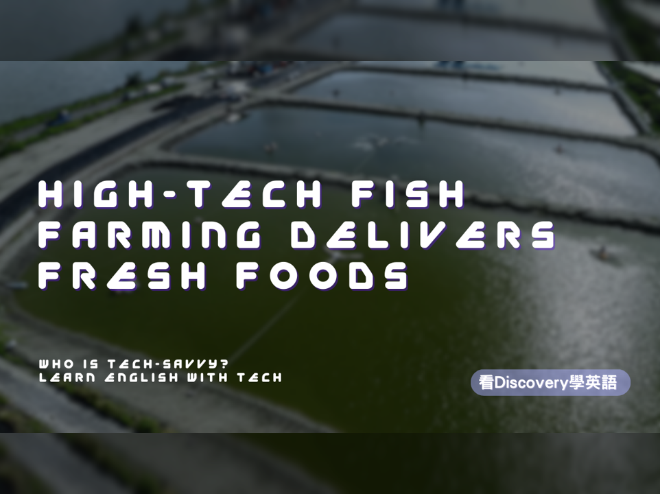 科技養魚，鮮貨零距離 High-tech Fish Farming Delivers Fresh Foods